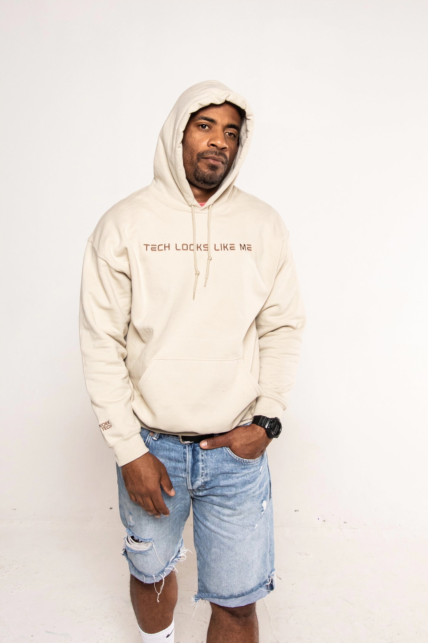 Tech Looks Like Me Hoodie (Brown)