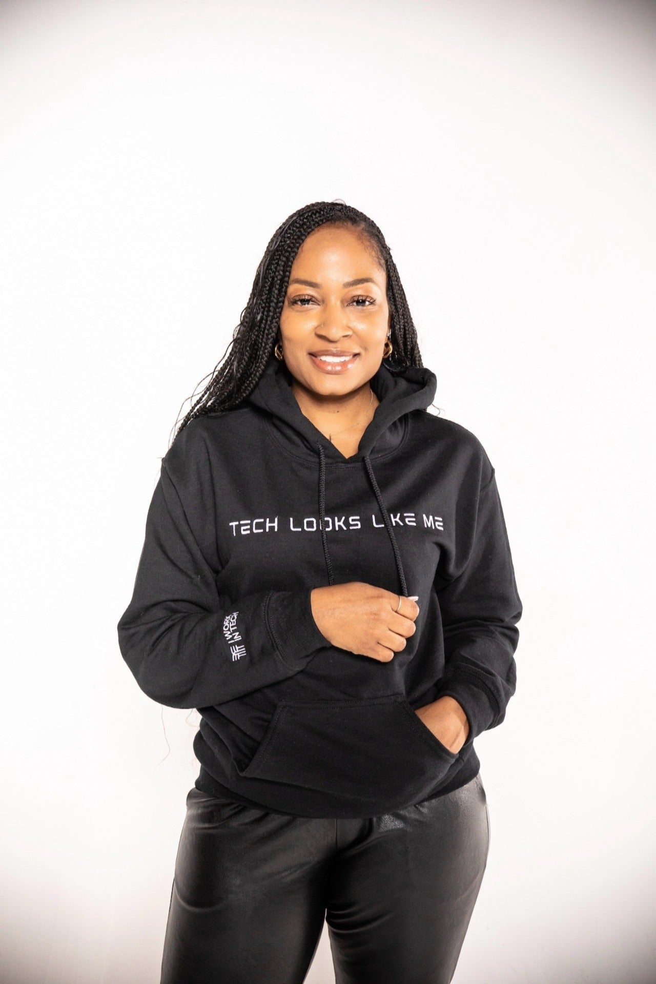 Tech Looks Like Me Hoodie (Black)